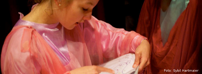 Eurythmie Probe bei Sybil Hartmaier